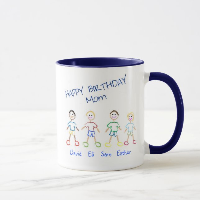 Happy Birthday Mum Mug (Right)