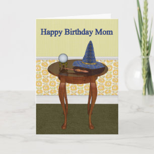 Happy Birthday Mum Pagan Greeting Card
