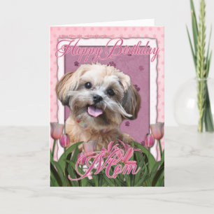 Happy Birthday Mum - ShihPoo - Maggie Card