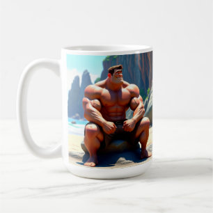 Happy Birthday Muscleman Coffee Mug