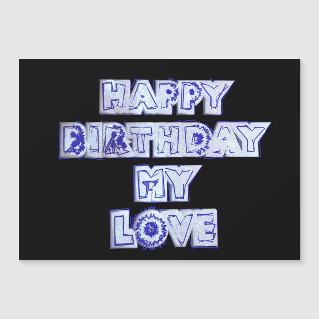Happy Birthday My Love (Front)