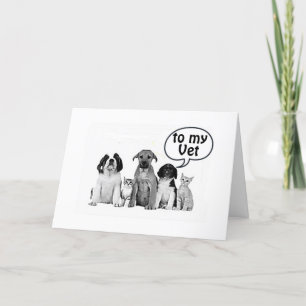 HAPPY BIRTHDAY **MY VETERINARIAN** AND FRIEND! CARD