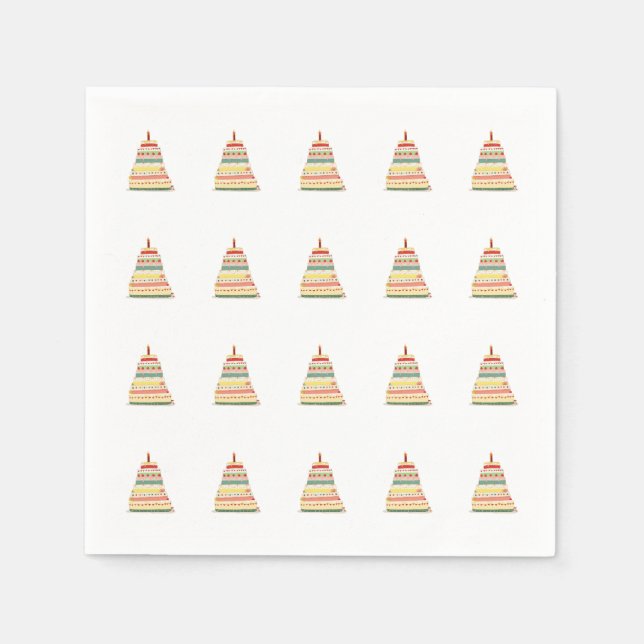 Happy birthday napkin (Front)