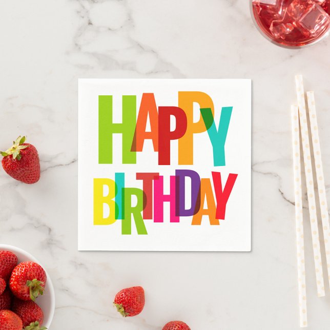 Happy Birthday Napkin (Creator Uploaded)