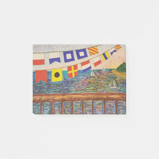 Happy Birthday Nautical Signal Flags Post-it Notes