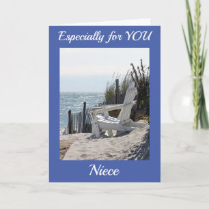 ***HAPPY BIRTHDAY NIECE** BEACH STYLE CARD