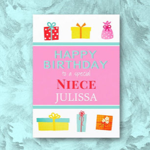 Happy Birthday Niece Custom card