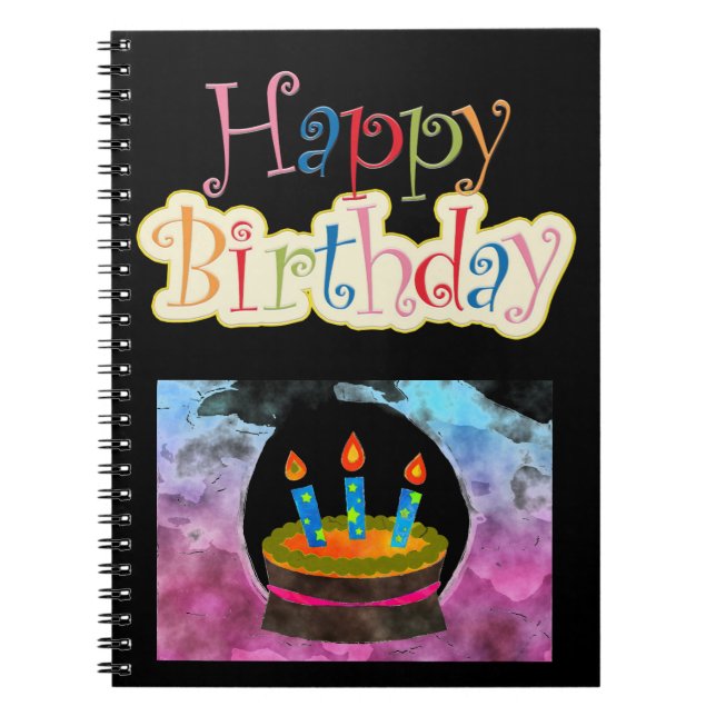Happy Birthday Notebook (Front)