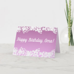Happy Birthday, Oma! Card