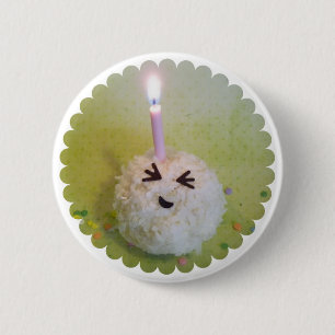 Happy Birthday Onigiri - Button