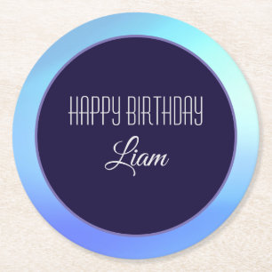 "Happy Birthday" Paper Coaster