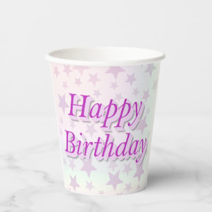 Happy Birthday!! Paper Cups