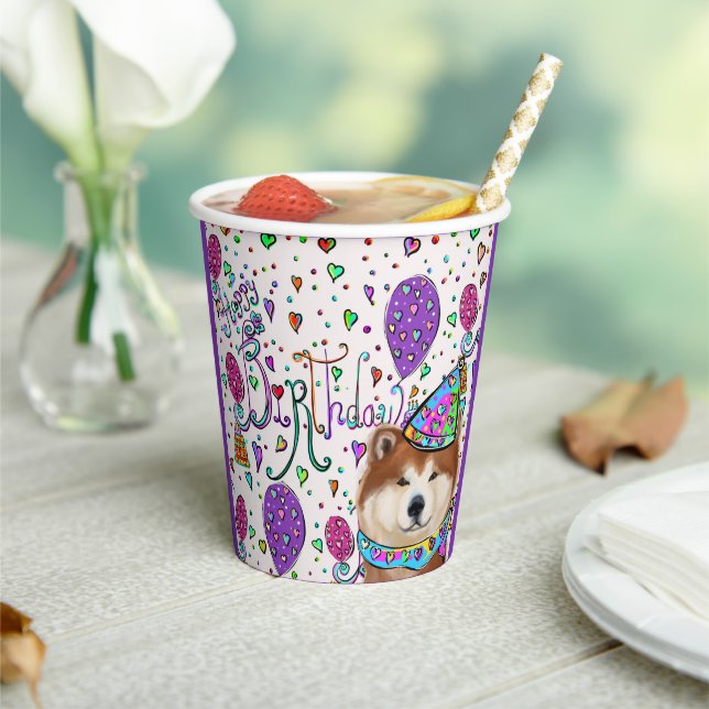 HAPPY BIRTHDAY PAPER CUPS (Insitu)