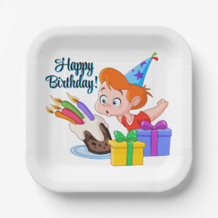 Happy Birthday  Paper Plate