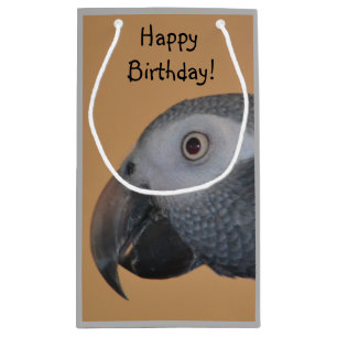 Happy Birthday Parrot Gift Bag