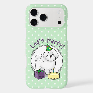Happy Birthday Party Bichon Frise Dog - Cute