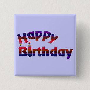 Happy Birthday Party Button