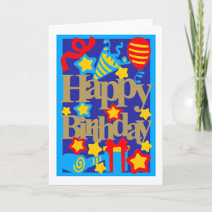 Happy Birthday Party Card 