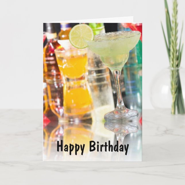HAPPY BIRTHDAY PARTY ENJOY CELEBRATE YOUR DAY CARD (Front)