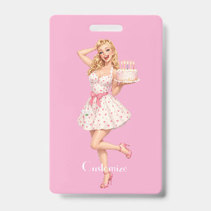 Happy Birthday Party Girl Thunder_Cove  ID Badge