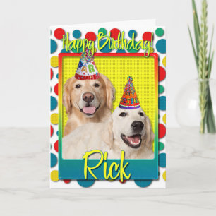 Happy Birthday Party Hats Card