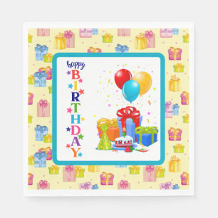 Happy Birthday Party Napkin