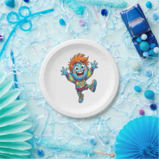 Happy Birthday Party Plate Kid's Children's Celebr