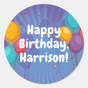 Happy Birthday Party Sticker