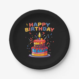 Happy Birthday Party Theme Supplies Paper Plates