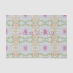 Happy Birthday Pastel Tissue Paper