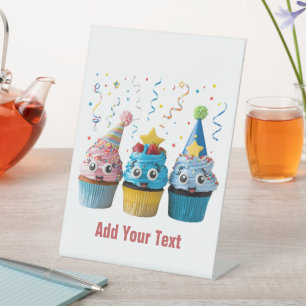 Happy Birthday Pedestal Sign