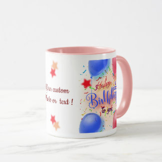Happy Birthday personalise Gift  Mug