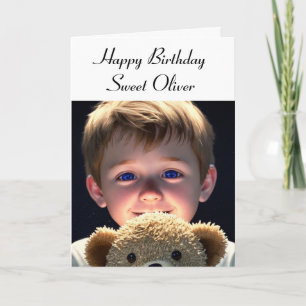 Happy Birthday Personalised and Colouring Page Card
