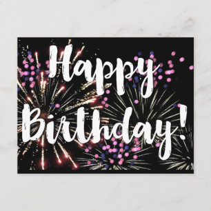 Happy birthday Personalised hand written note Card