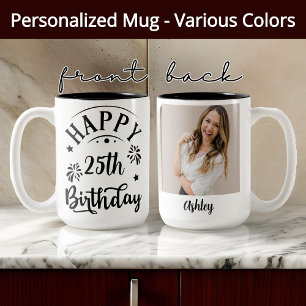 Happy Birthday Personalised Mug for Her or Him