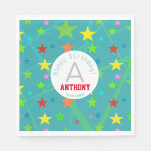 Happy Birthday Personalised Paper Napkin HAMbyWG