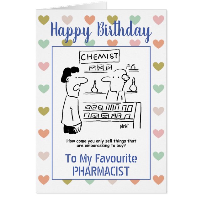 Happy Birthday Pharmacist (Front)