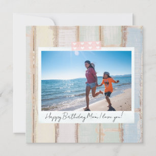 Happy Birthday Photo Card & Instant Download 