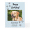 Happy Birthday Photo Dog Cat Pet Fur Baby
