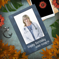 Happy Birthday Photo Modern Simple Personalise