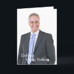 Happy Birthday Photo Personalise Card<br><div class="desc">Happy Birthday Card Photo Custom is a card that you can recreate for yourself. Leave or Replace the Photograph with yours on the cover and replace the words on the cover and inside with yours. Enjoy</div>