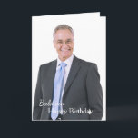 Happy Birthday Photo Personalise Card<br><div class="desc">Happy Birthday Card Photo Custom is a card that you can recreate for yourself. Leave or Replace the Photograph with yours on the cover and replace the words on the cover and inside with yours. Enjoy</div>