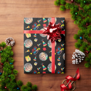Happy Birthday Photo Wrapping Paper
