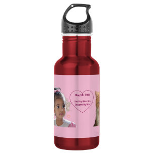 Happy Birthday Photos Cat Mum 532 Ml Water Bottle