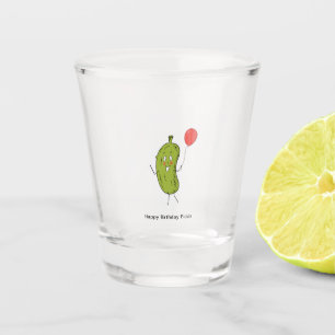 Happy Birthday Pickle, pickle Shot Glass