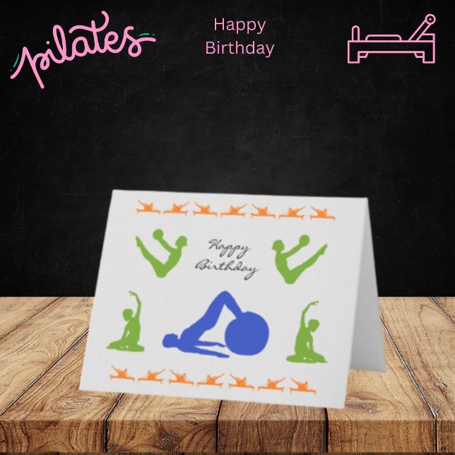 Happy BIrthday Pilates Greeting Card (Creator Uploaded)