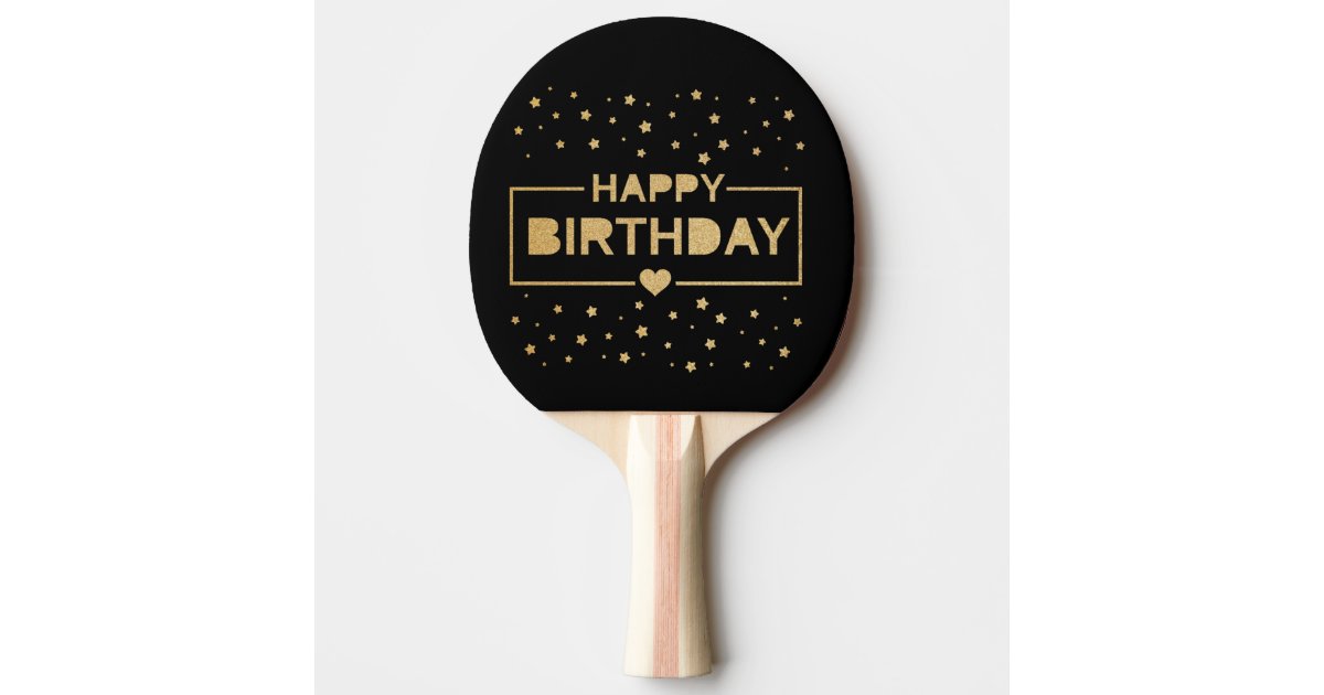 Happy Birthday Ping Pong Paddle Zazzle Com Au