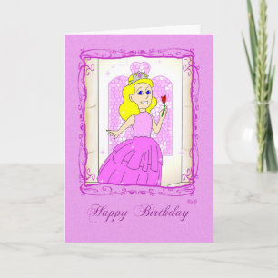 Happy Birthday: Pink Princess Card