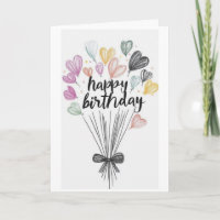 Happy birthday plain card
