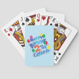 Happy Birthday Playing Cards